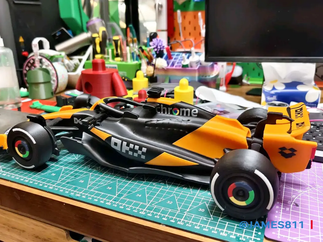 【McLaren】迈凯伦2024款F1赛车 MCL38涂装 2024赛季冠军车 组装/轮胎可动 view 4