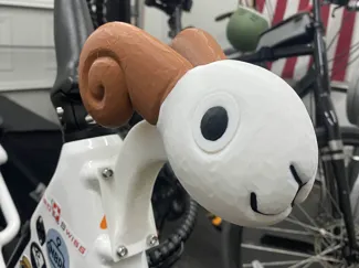 Going Merry Figurehead for Bike