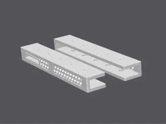 Underdesk holder mount for Apple MacBook Air 13 M3
