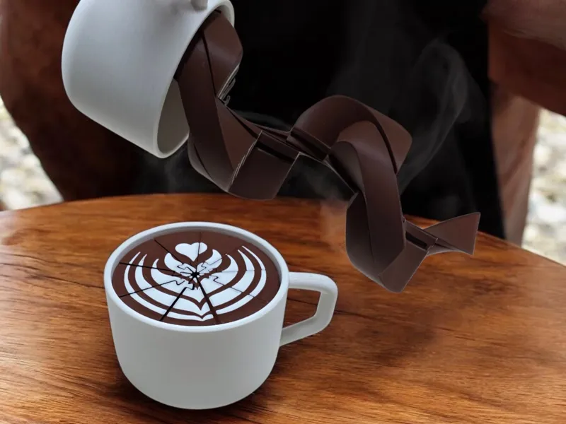 Coffee that won't pour