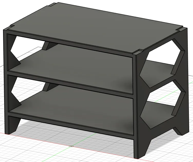 Stackable desk shelf