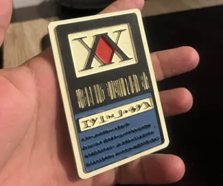 Hunter License Keychain