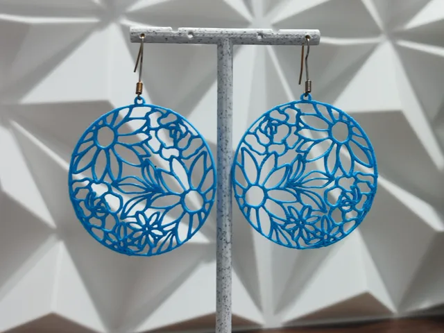 Aretes Azul Verano