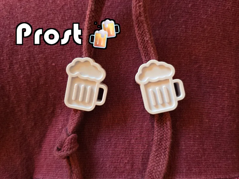 Prost! Beer Drawstring Beads 