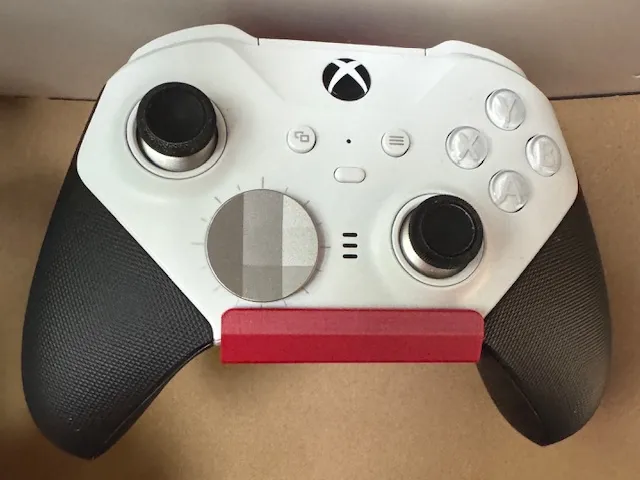 XBox controller holder to under shelf or table