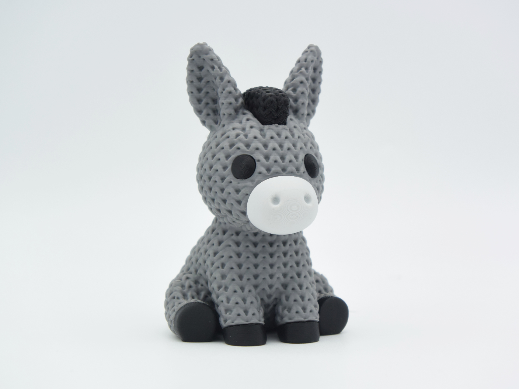 Miniatura 1 do modelo 3D Knitted Donkey