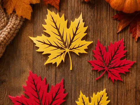 Modelo para impresión 3D: Maple leaf — referencia de MakerWorld