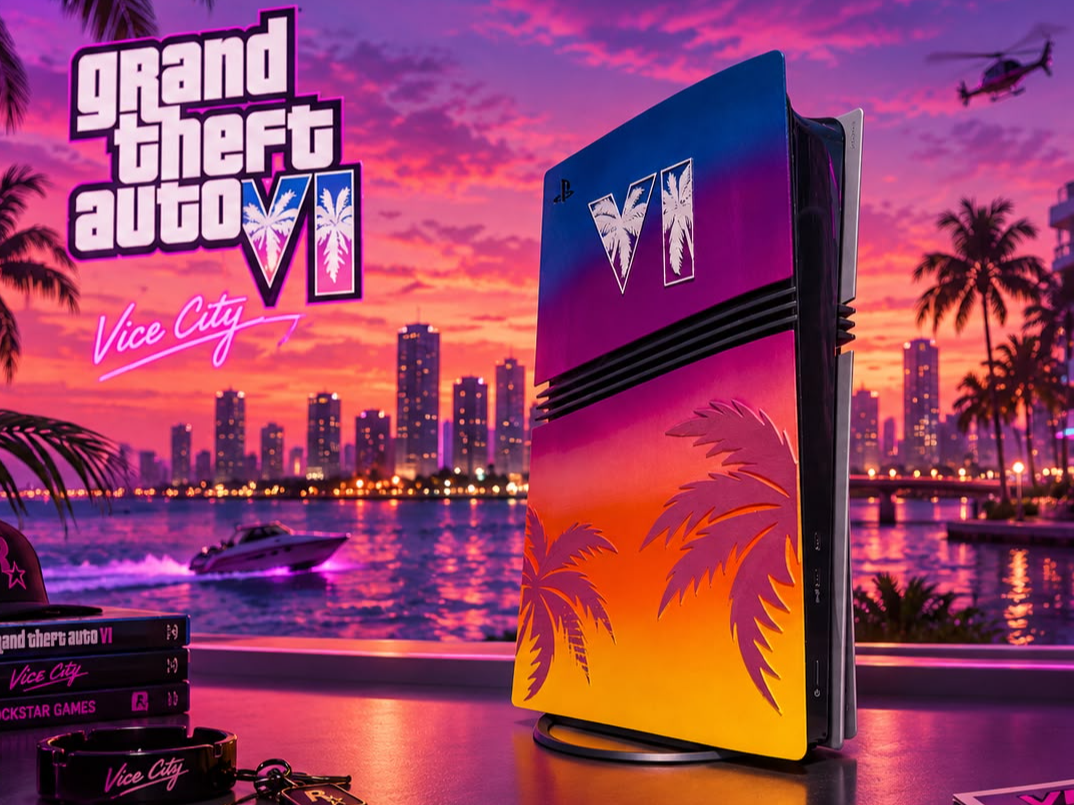 GTA VI Custom PS5 Cover - 1