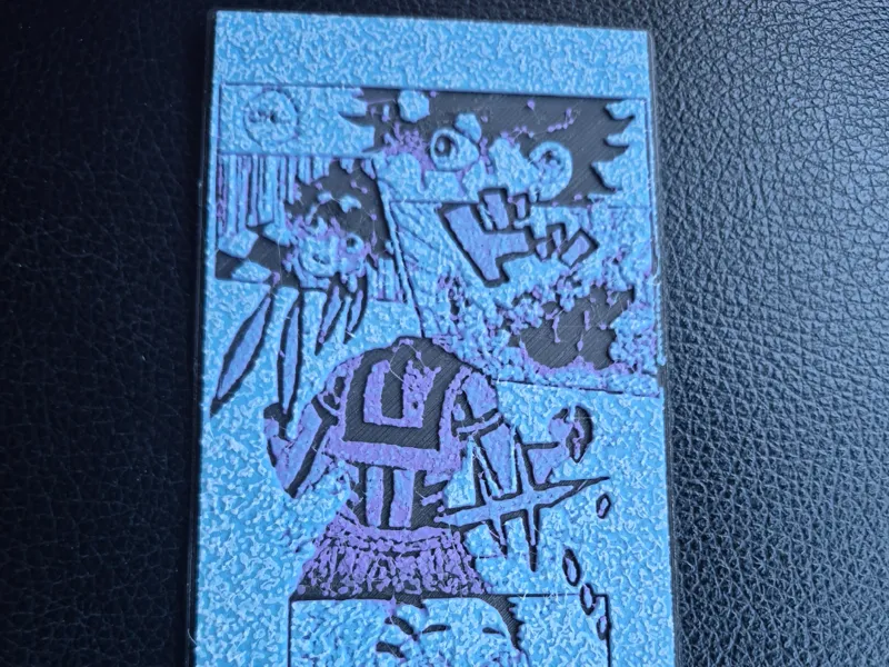 Tanjiro and Akaza art