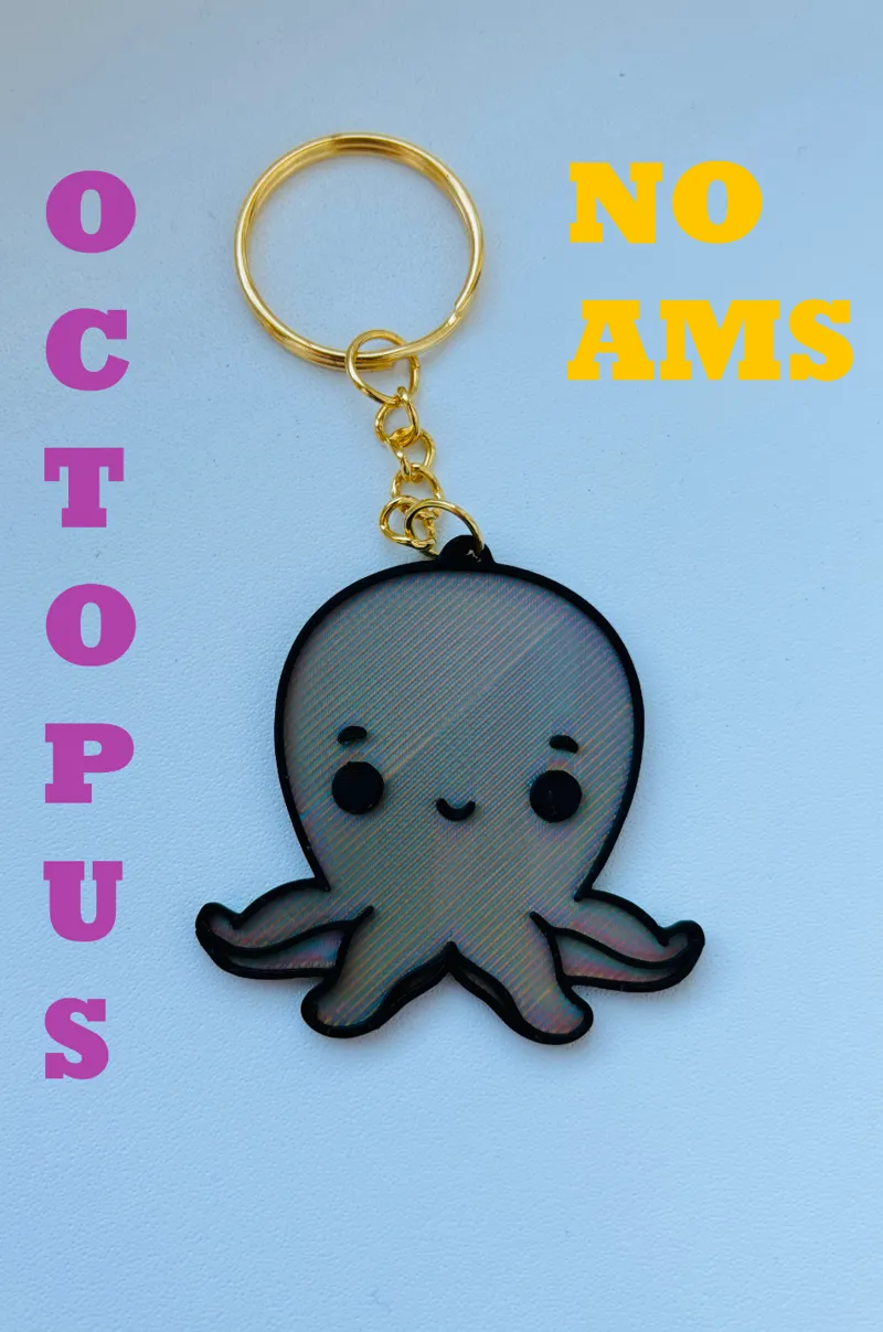 Octopus keychain