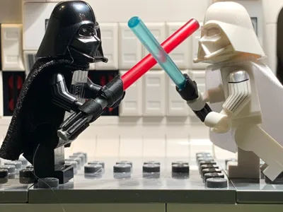 Darth Vader Lightsaber for Minifig