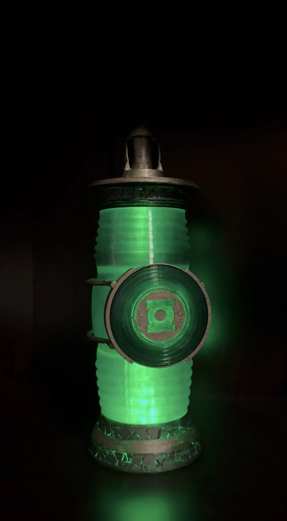 Water Bottle Green Lantern Power Battery - Free 3D Print Model - MakerWorld