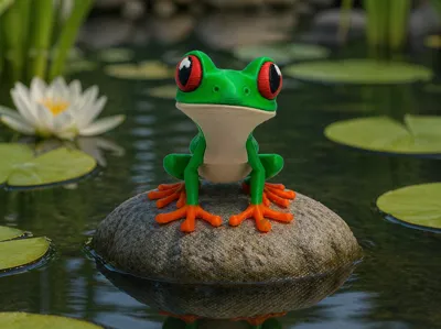 Frog - Happy Tree Frog