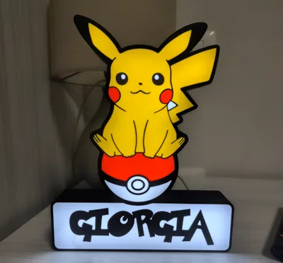 Lightbox pikachu pokemon