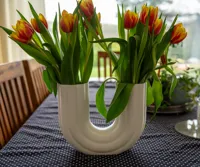 Vase tuyau pour fleurs et herbes — photo 2