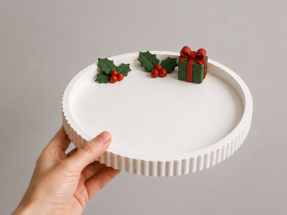 Christmas Tray | Festive Holiday Decor - 1