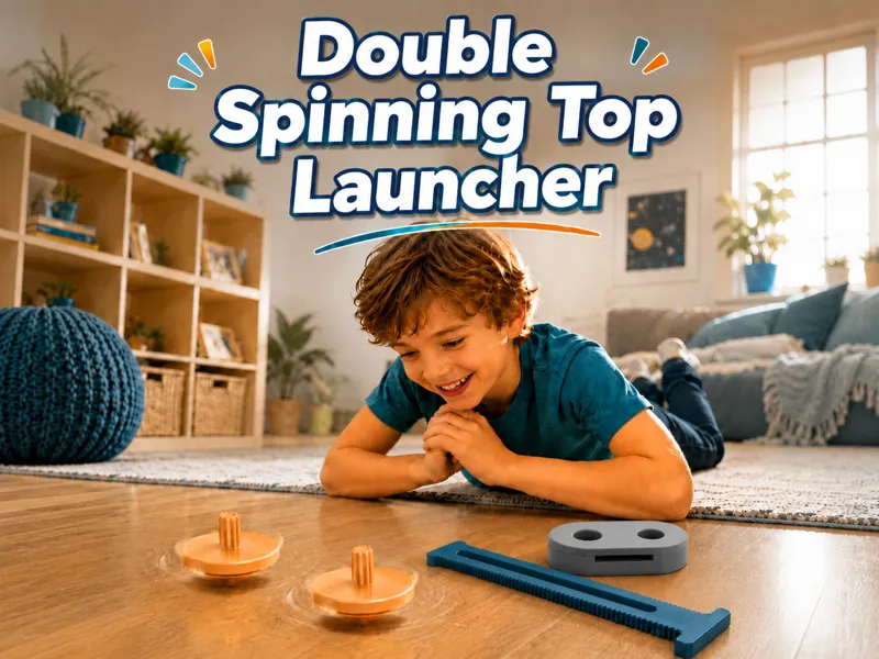 Double Spinning Top Launcher