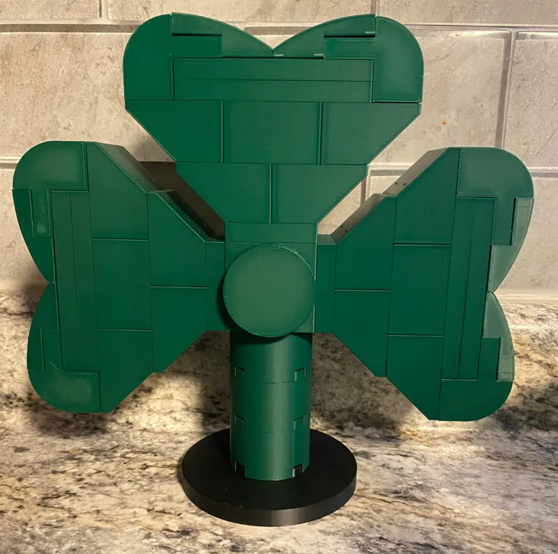 LEGOBrick Shamrock, 3 leaf and 4 leaf style