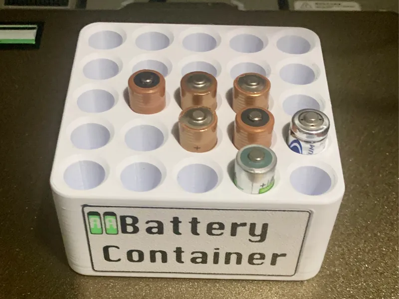 AA Battery Container