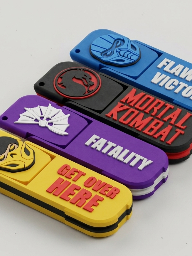 Mortal Kombat Phone Holder Keychain - Free 3D Print Model - MakerWorld