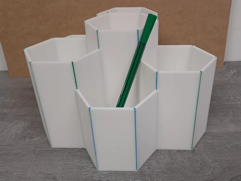 Pencil holder with filament inserts