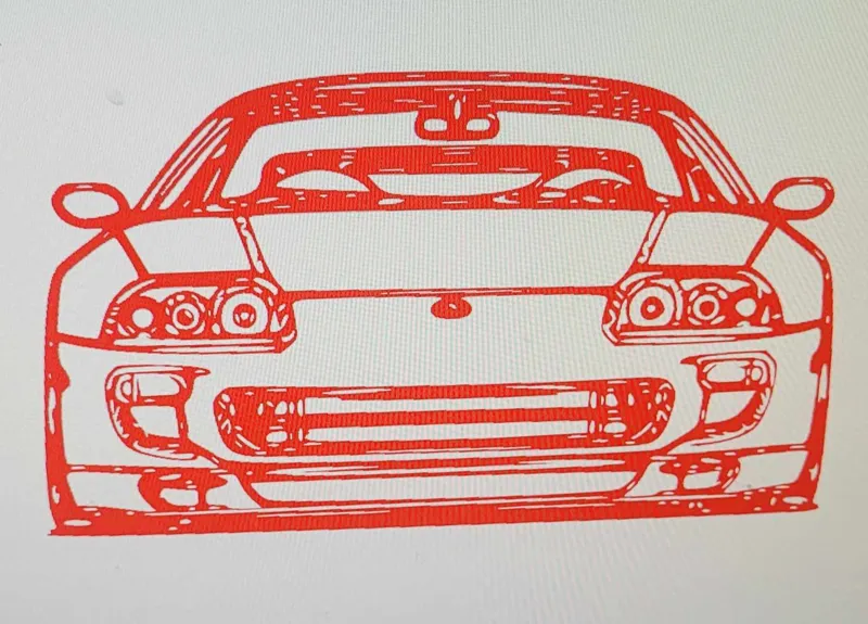 toyota supra mk4 wall art