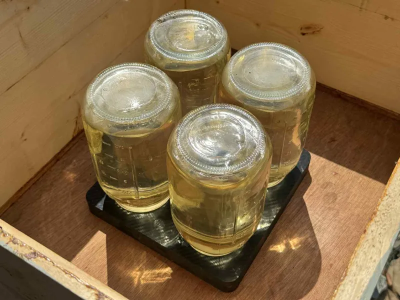 4 Jar Internal Bee Feeder