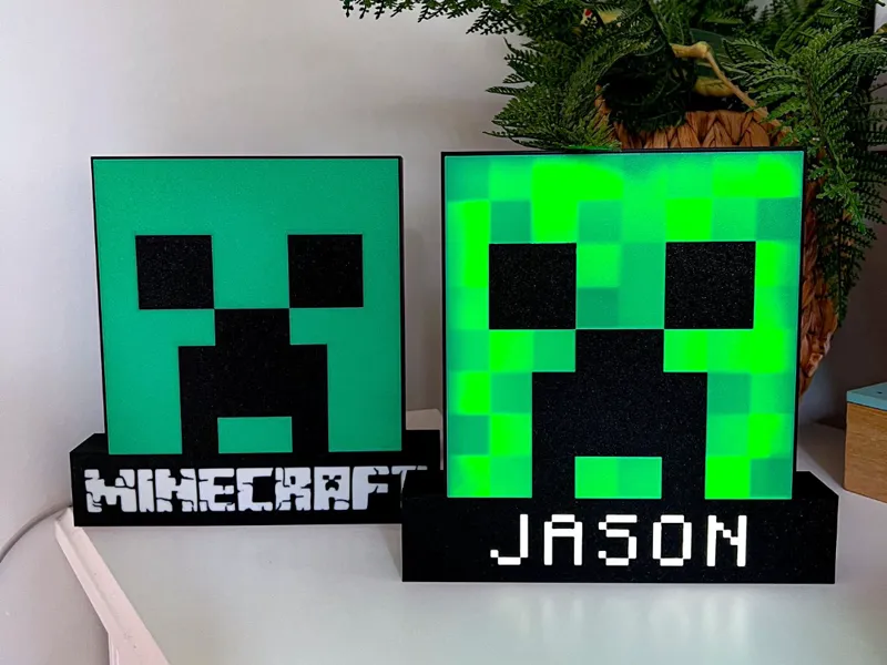 Minecraft Creeper Lightbox