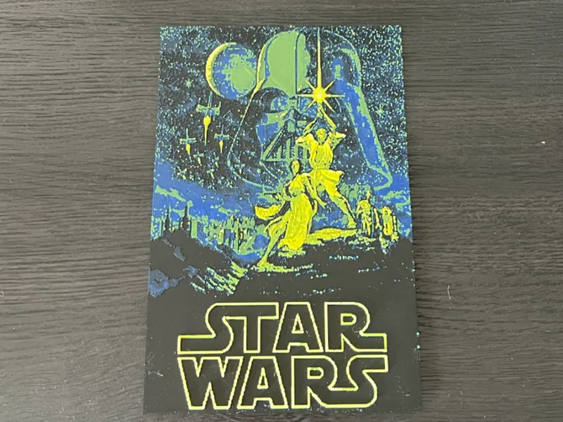 Star Wars IV, Movie Poster