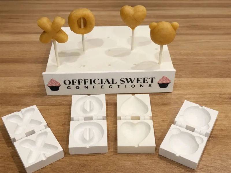 Valentine’s Day Cake Pop Molds – Print in Place