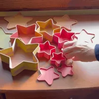Set de boîtes étoiles empilables (7 tailles) — photo 1