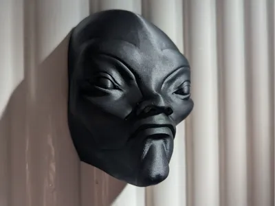 AfroFuturism # 3 of 4 - Fridge Magnet/Wall Hanging
