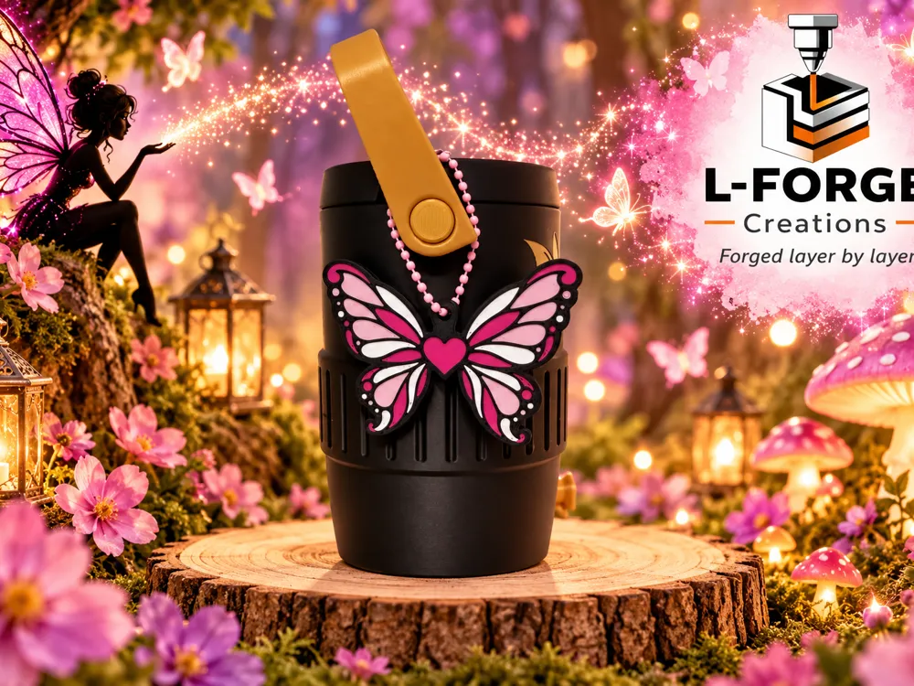 Fairy Wings Keychain - Free 3D Print Model - MakerWorld