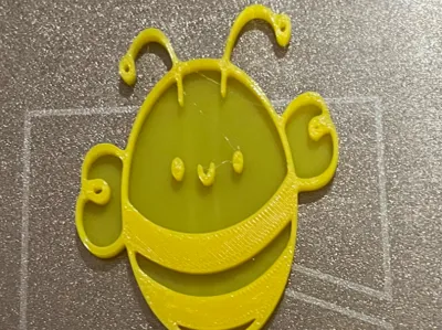 Cute Bumble Bee Succulent Planter Stake Fast print