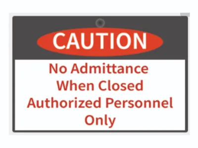 Caution Sign