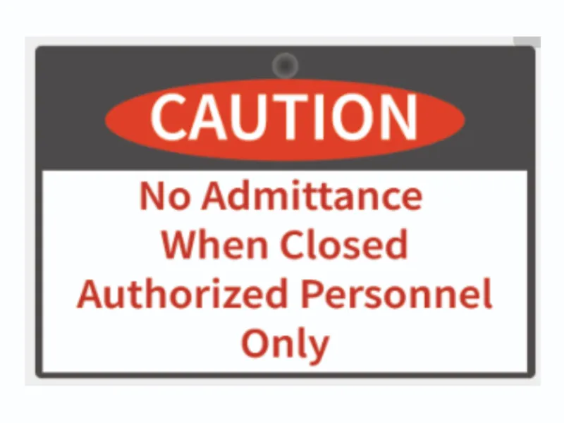Caution Sign