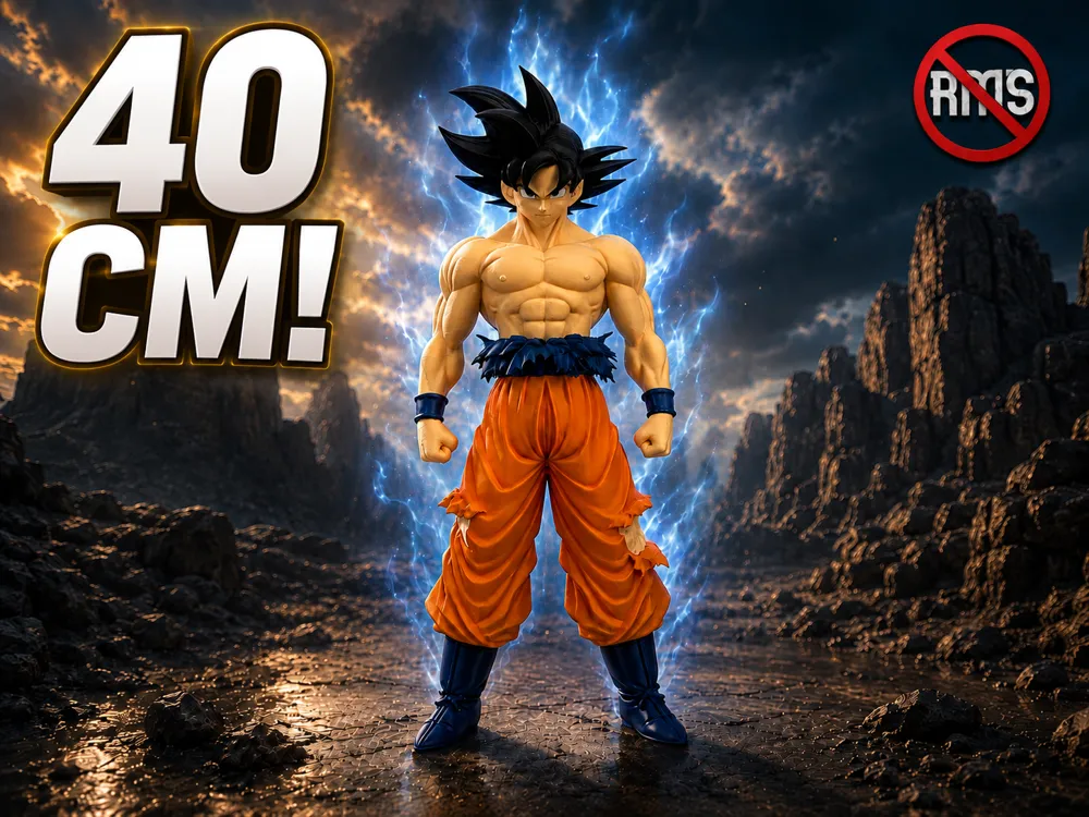 Figura decorativa: Goku 40 CM – Anime Figure. Referencia del modelo original.