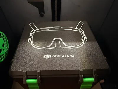 DJI N3 Goggles Storage Box with Patent Art