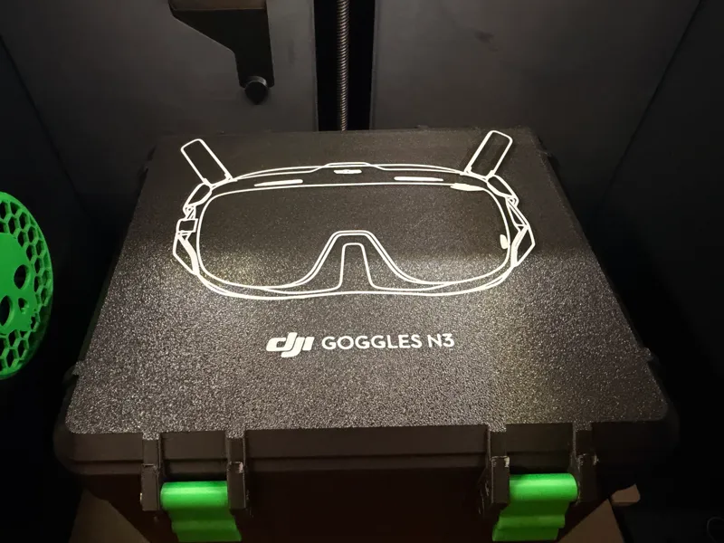 DJI N3 Goggles Storage Box with Patent Art