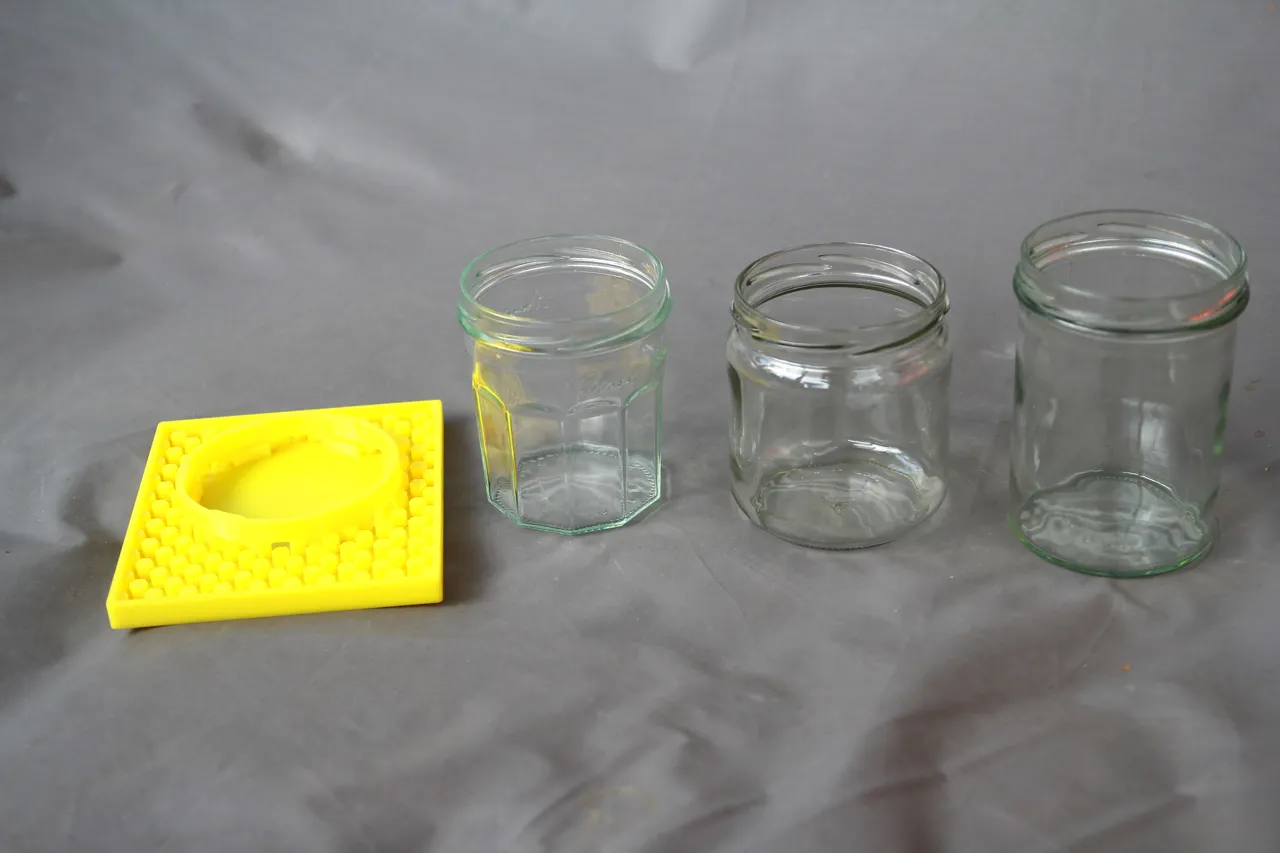 Bienentränke Insektentränke klein für Einmachglas view 2
