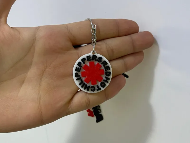 red hot chili peppers keychain - portachiavi