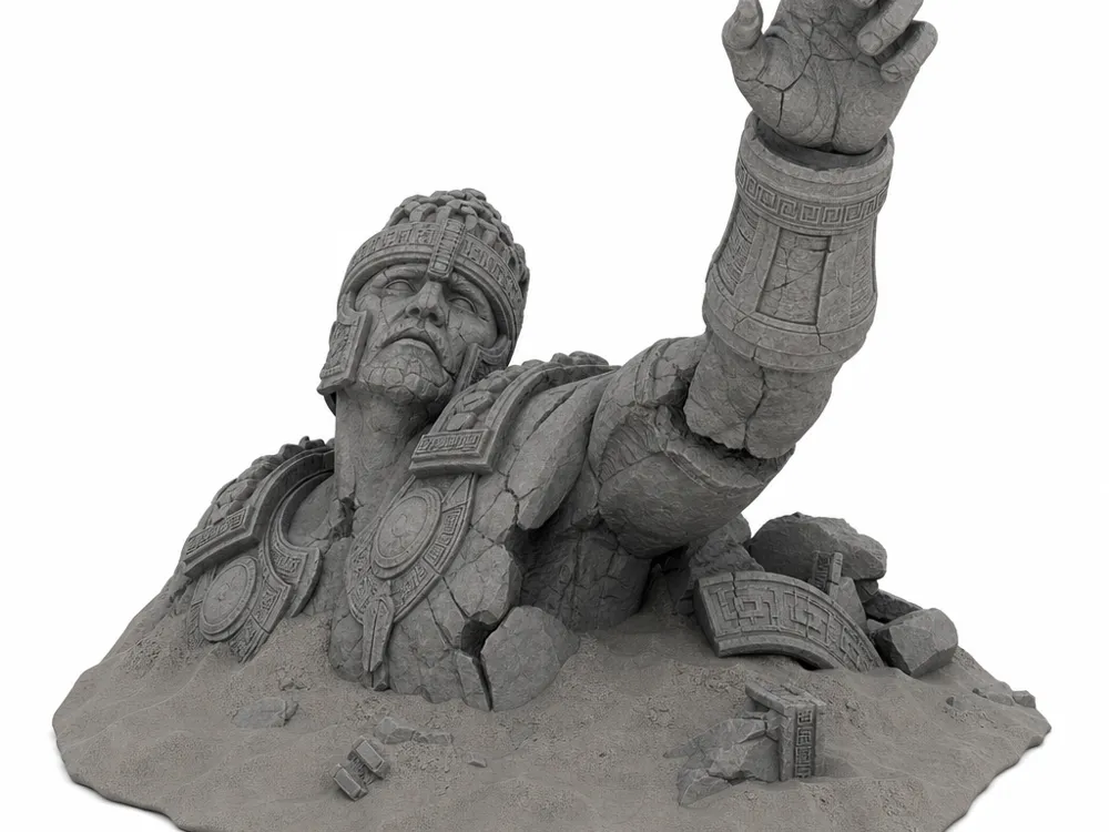 Fallen colossus - Free 3D Print Model - MakerWorld