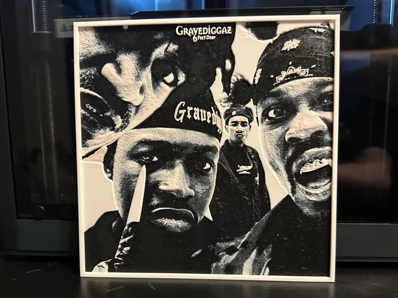 Gravediggaz - 6 Feet Deep Hueforge Poster