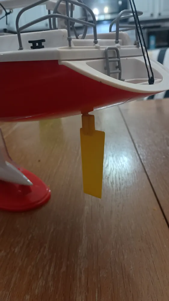 SeaLite 37 RC Rudder - Free 3D Print Model - MakerWorld