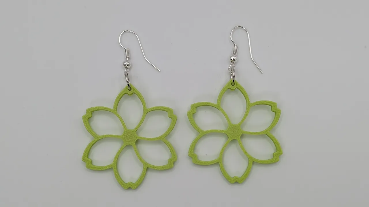Cosy Spring Flower Earrings view 2