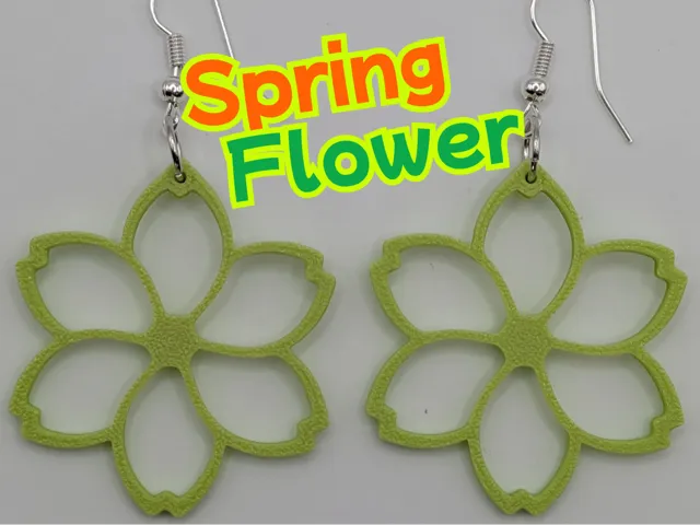 Cosy Spring Flower Earrings