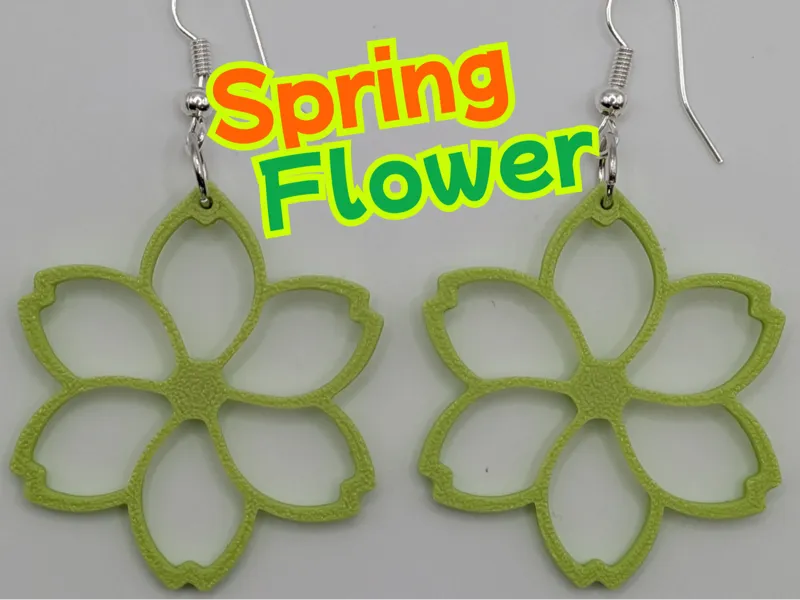 Cosy Spring Flower Earrings