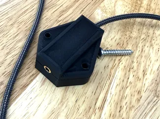 3.5mm desk mount audio extender cable holder