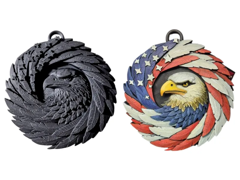 Patriotic Eagle Wreath - 250th Anniversary USA