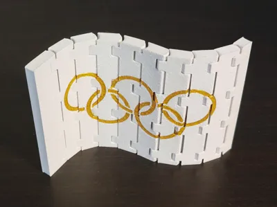 Olympic flag - flexible, double-sided Hapik.cz